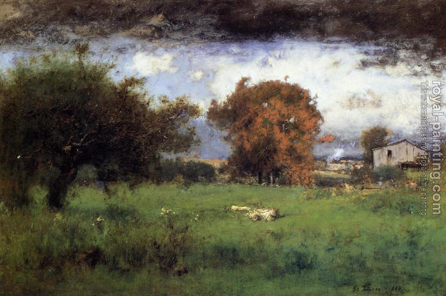 George Inness : Early Autumn Montclair II